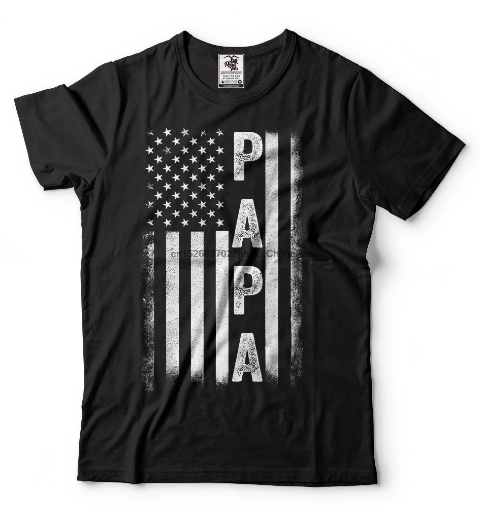 Для папы мамы и подарок футболка Fathers Day Gift дедушки подарки для Американский Papa I