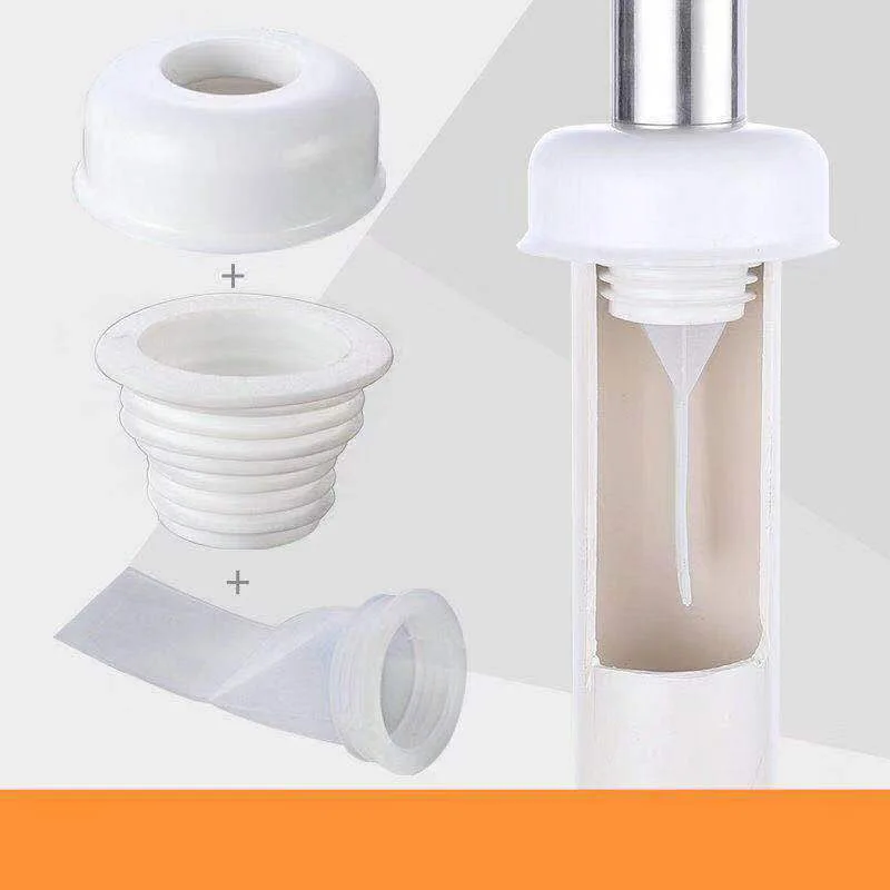 

Deodorant White Floor Drain Silicone Seal Drain Core Bathroom Balcony Sewer Insect Control Strainer Anti Odor Filter Trap Siphon