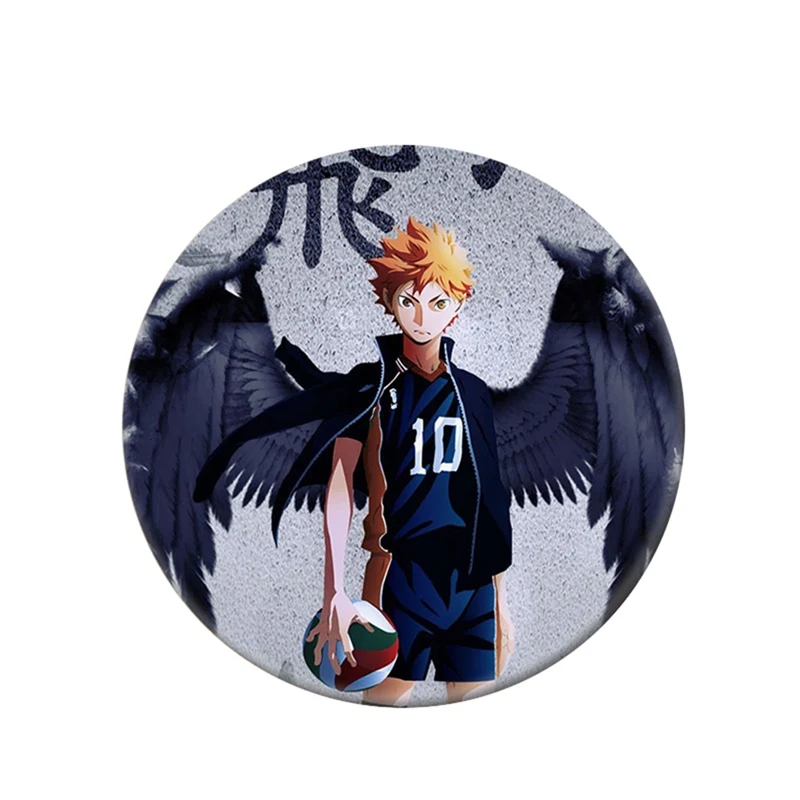 Манга Haikyuu! Значок-брошь Хината шойо 58 мм коллекция японских аниме для рюкзаков