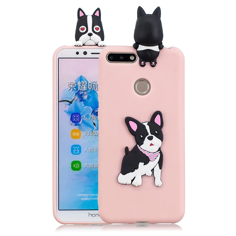 3D единорог панда Медведь кактус Мягкий Силиконовый ТПУ чехол для Huawei P Smart Z Honor 7A 7C Pro 7S 8S 8 9 10 Lite 10i 8X 8C 8A чехол