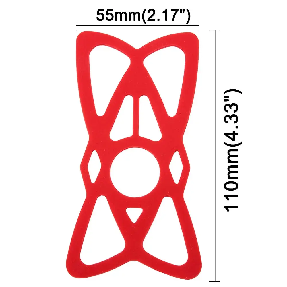 Автомобильный держатель красные/черные силиконовые резиновые ленты для
