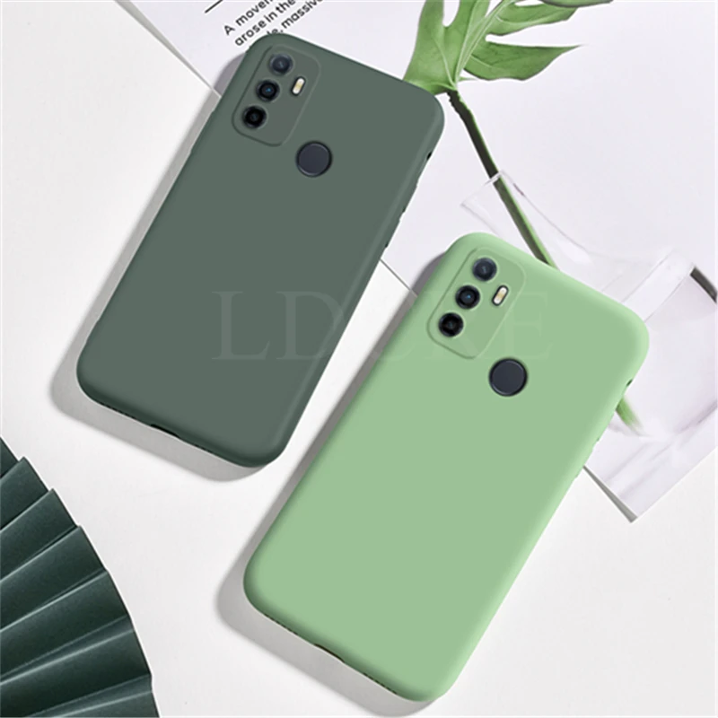 for oppo a53 case liquid rubber silicone shockproof case for oppo a74 4g 5g a94 4g 5g cover for reno4 reno5 reno5 lite reno6 free global shipping