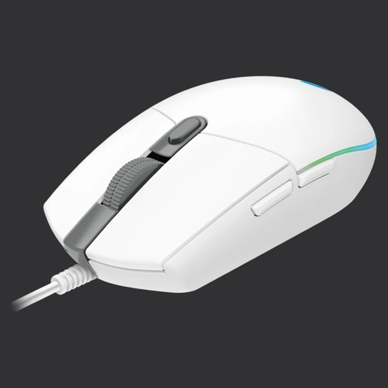 2020 Logitech G102 LIGHTSYNC Gaming Mouse Black/White/Blue with Streamer Effect 8000 DPI New Upgrade 2 Generation Game | Компьютеры и