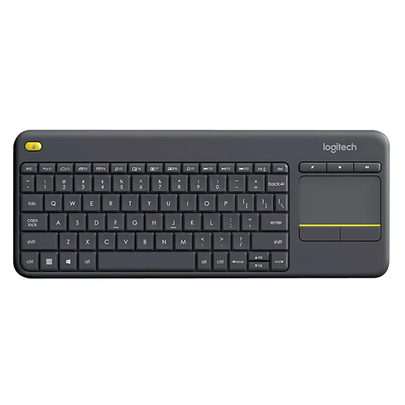 Оригинальная клавиатура Logitech K400Plus для смарт-ТВ ноутбука настольного компьютера