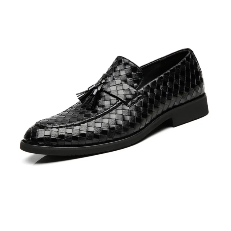 

Men Dress Shoes Pu Leather Slip-on High Quality Newest Fahion Casual Loafers Shoes Classic Vintage Hot Sale Shoes KH234