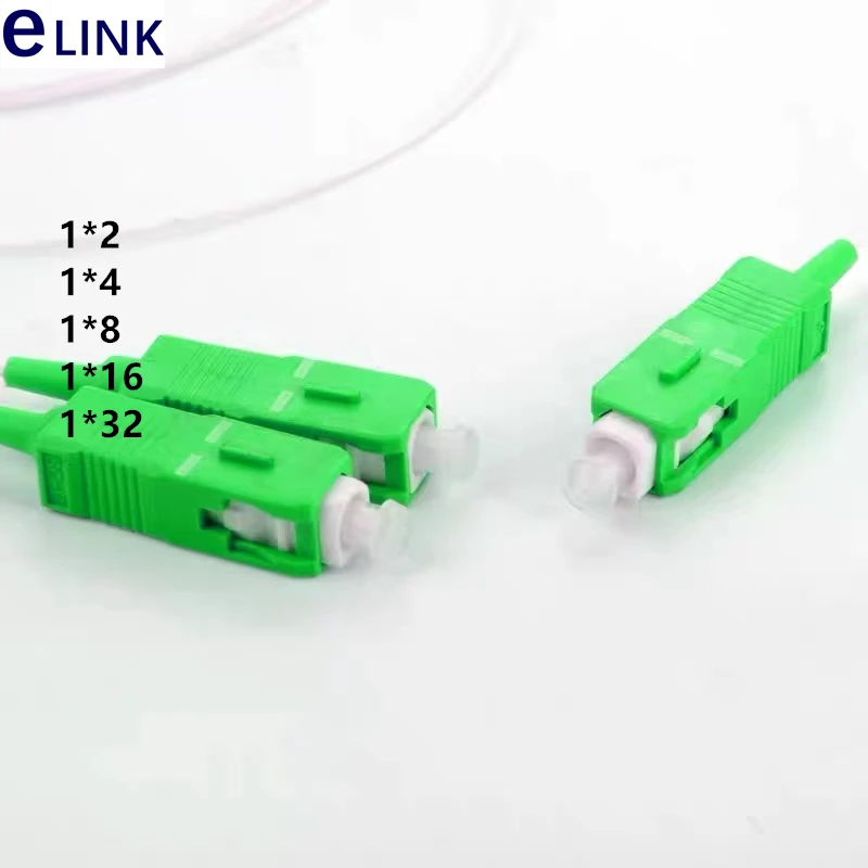 Оптический разветвитель 1x2 FBT 10 шт. мини-стальная трубка SC/UPC 5:95 10:90 20:80 двойное окно