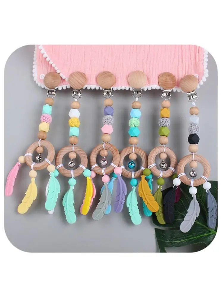 

Baby Teether Pram Chain Clip Baby Mobile Pram Pacifier Chain Rattle Play Gym Toy