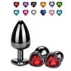SML анальные бусины Кристалл ювелирные изделия любовь анальный стимулятор-пробка секс-игрушки фаллоимитатор нержавеющая сталь Анальная пробка для геев пара Анальная пробка
