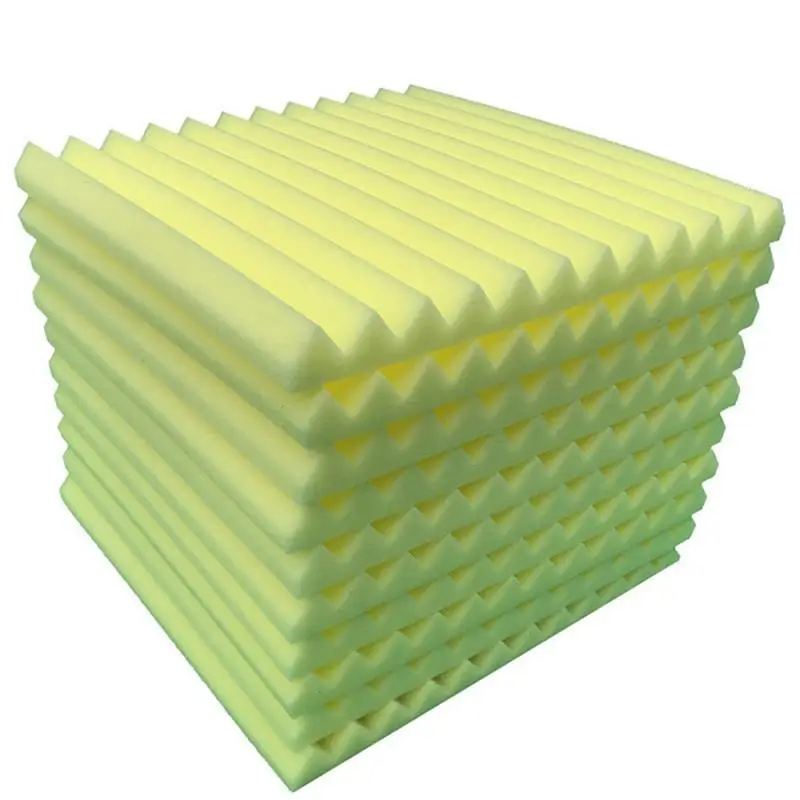 Newest 30*30*2.5cm Studio Acoustic Soundproof Foam Sound Absorption Treatment Panel Tile Wedge Protective Sponge 10PCS | Дом и сад