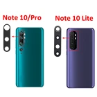 Стеклянный объектив задней камеры для Xiaomi Redmi Note 8T 8 9 9S Pro Max Mi 10 10T Pro Note 10 Lite, объектив основной задней камеры с наклейкой