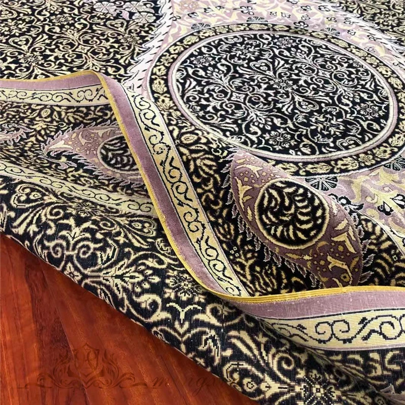

5.5x8 Feet Silk Carpet For Living Room Bedroom Anti-slip Rug Floor Mats Bedroom Carpets