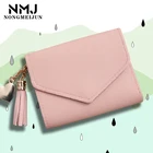 Мини-кошелек с кисточкой, женский модный кошелек, женские короткие мини-кошельки, прекрасный кошелек в Корейском стиле для студентов, женский маленький кошелек для женщин 2021