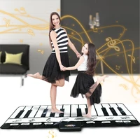180x72cm big size baby musical piano mat keyboard with 8 instrument modes play carpet montessori toys for children kids