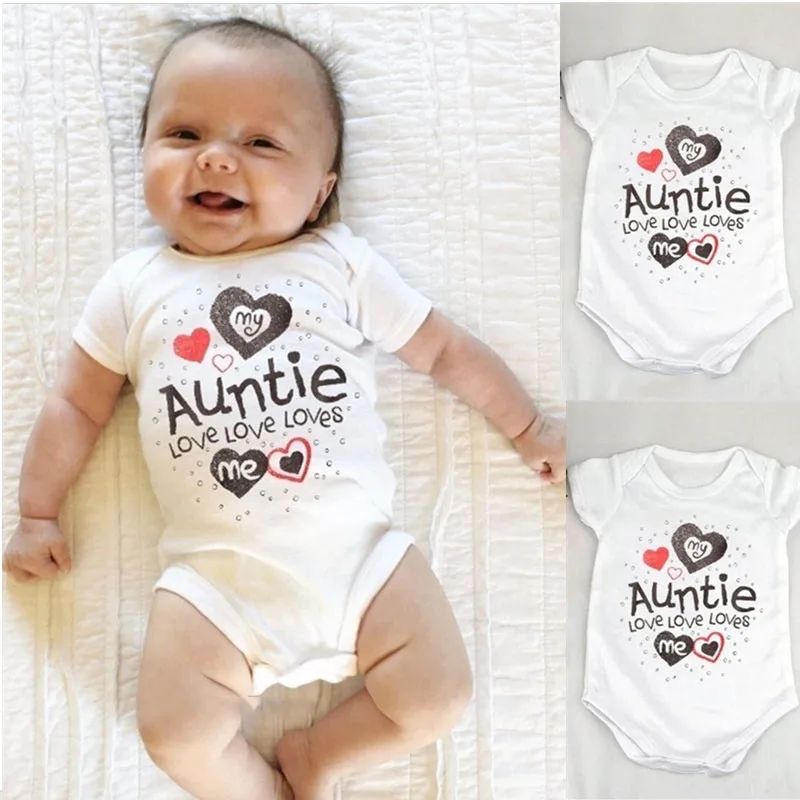 Повседневный милый женский комбидресс My Auntie Loves Me детские комбинезоны с принтом