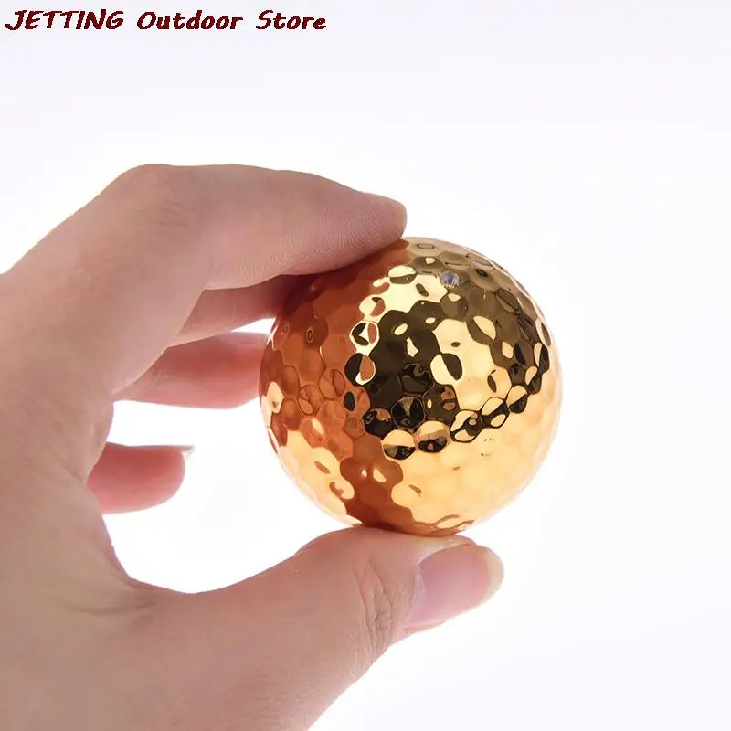 

1 x Plated Golf Ball Fancy Match Opening Goal Dia 42.7mm Golf Ball Best Gift Durable Construction For Sporting Events