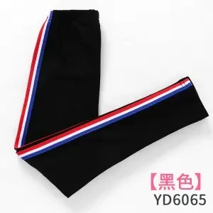 

Леггинсы в полоску для девочек, новинка, весенне-летние тонкие спортивные штаны для отдыха в иностранном стиле для маленьких девочек, легги...