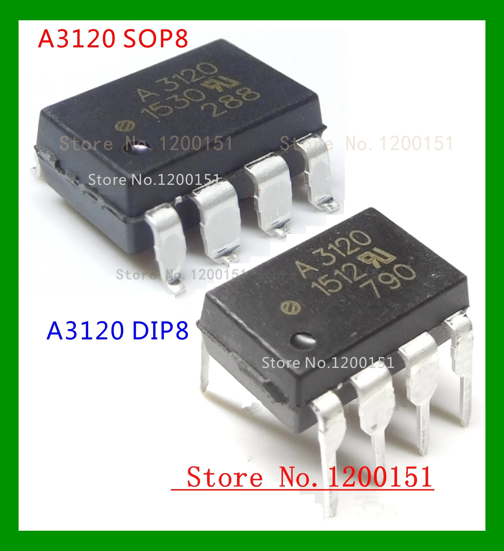 5 шт./лот HCPL-3120 HCPL3120 3120 A3120 DIP8 SOP8 | Электронные компоненты и принадлежности