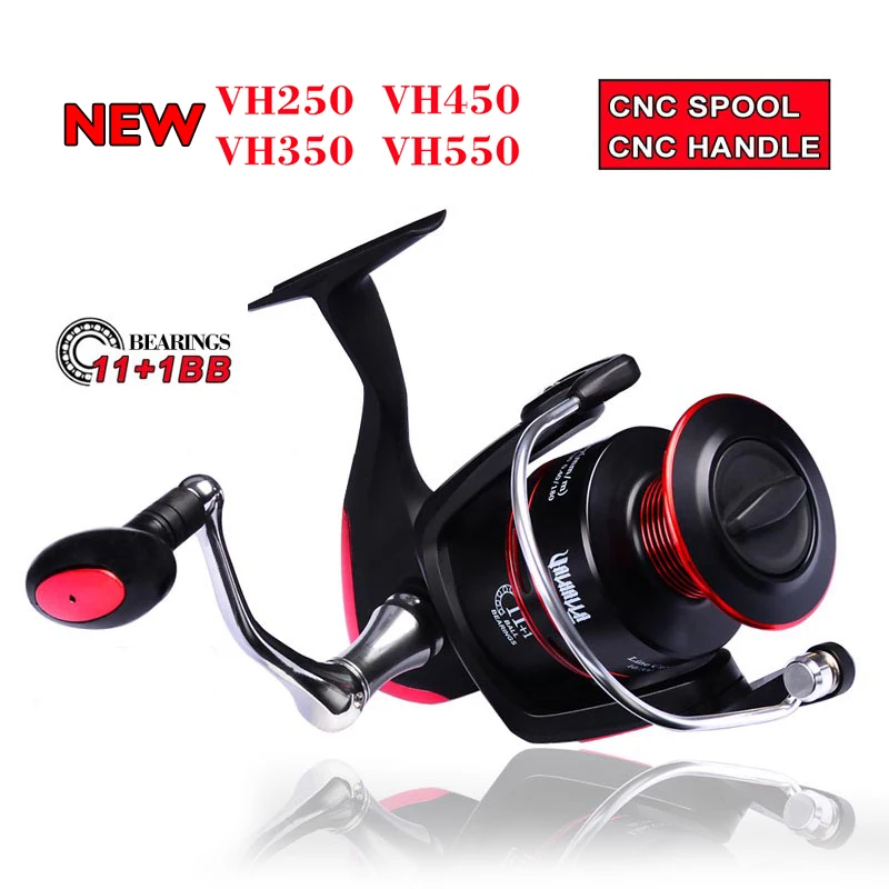 Катушка для спиннинга 11 + 1BB рыболовная с большой шпулей максимальное усилие тяги
