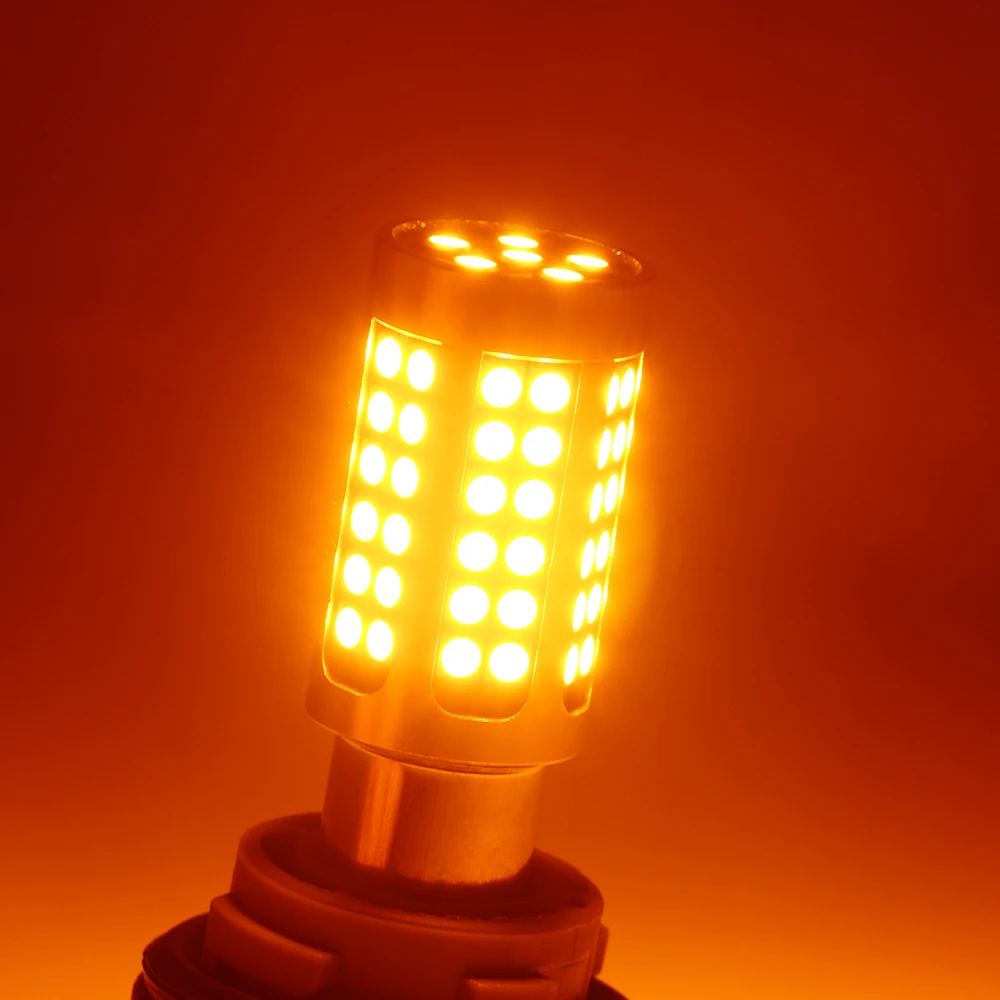 YM E-Bright Led Canbus 1156 P21W BA15S 3030 78 SMD без OBC Ошибка PY21W BAU15S автомобильный поворотник парковочный светильник 12 В DC 2200Lm Янтарный