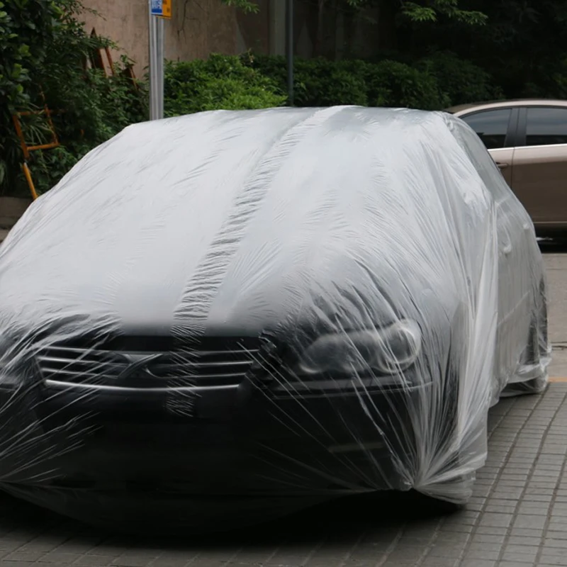 

Disposable Car Cover Snow Cover Sunshade Waterproof Dustproof Outdoor Protection Full Car Covers for Sedan SUV