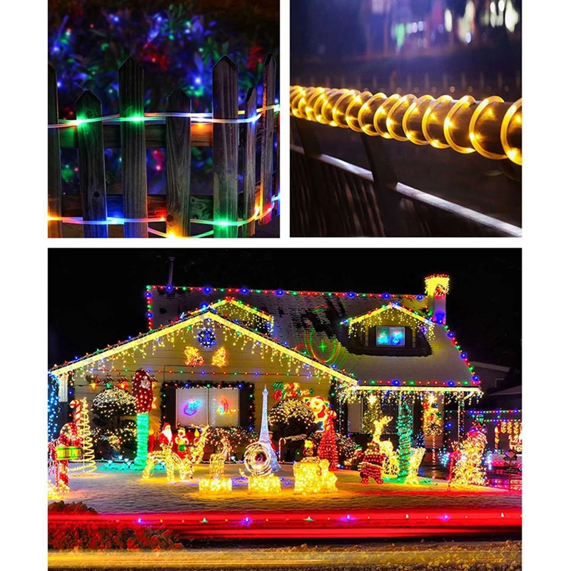 

Network Clamp Electrician Insulated Wire Strippers Pliers with 12M 100 LEDs Solar String Light