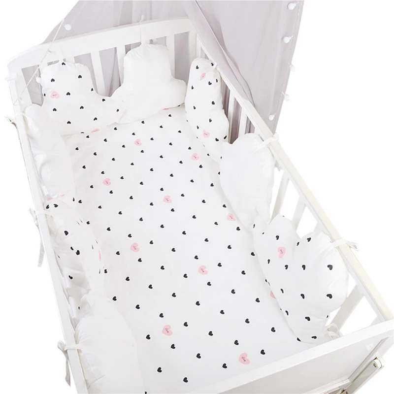 10 шт. хлопок новорожденных защита для кроватки подушки столкновения Детские