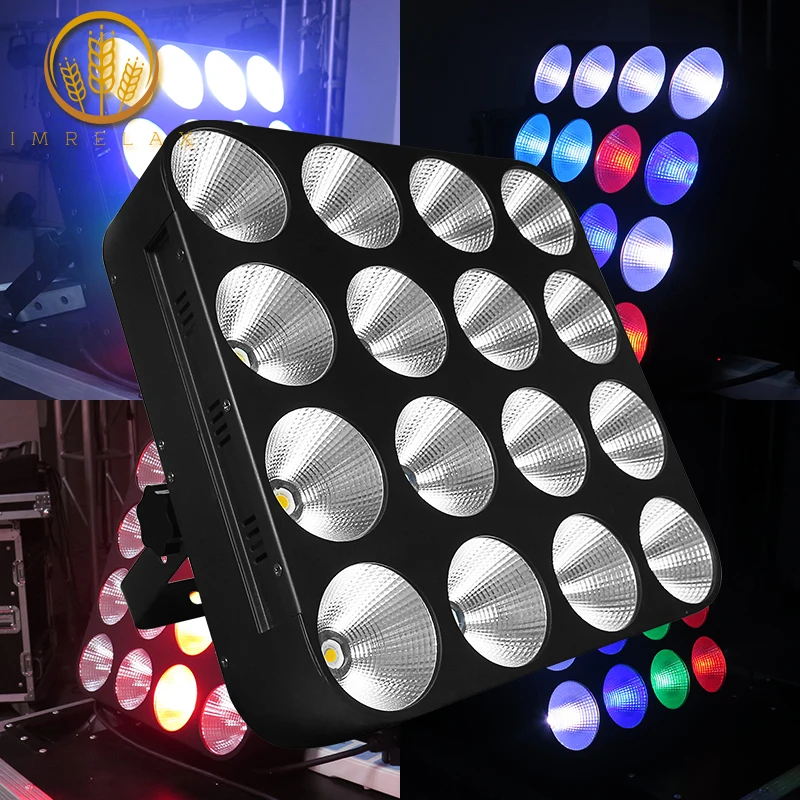 Красочные RGB 3in1 СВЕТОДИОДНЫЙ 16*30 Вт с одной Управление многофункциональный