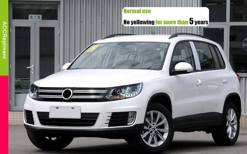 Авто PRO 2013-15 для vw tiguan фары для автомобиля Стайлинг Q5 bi xenon объектив СВЕТОДИОДНЫЙ DRL14 высокая яркость светодиодный Ксенон H7 светодиодный для парковки
