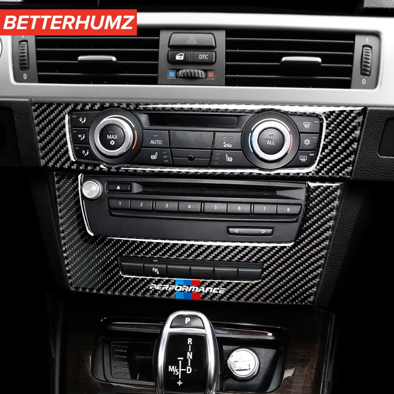 BETTERHUMZ для BMW E90 E92 E93 молдинги салона автомобиля из углеродного волокна