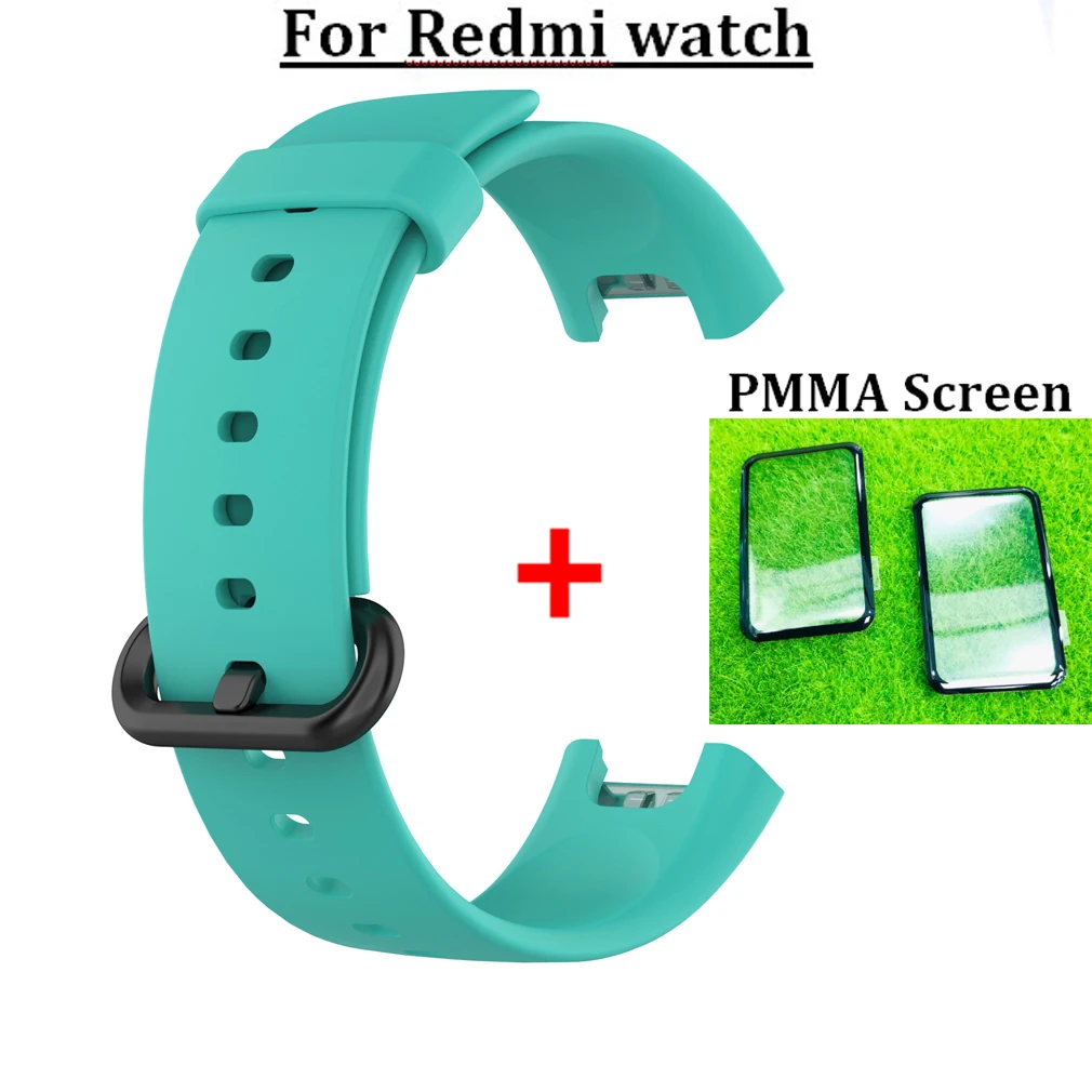 3D ПММА защитная пленка для экрана часов Realme ремешок смарт браслета сменный наручных 2 в 1 силиконовые