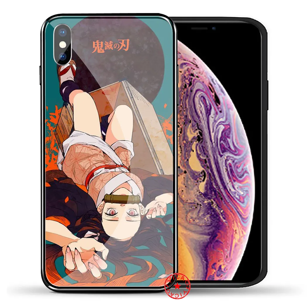 TG1 Чехол из закаленного стекла чехол для iPhone 5 5S SE 6 6S 7 8 Plus 11 Pro X XR XS Max Pro - Цвет: TG1