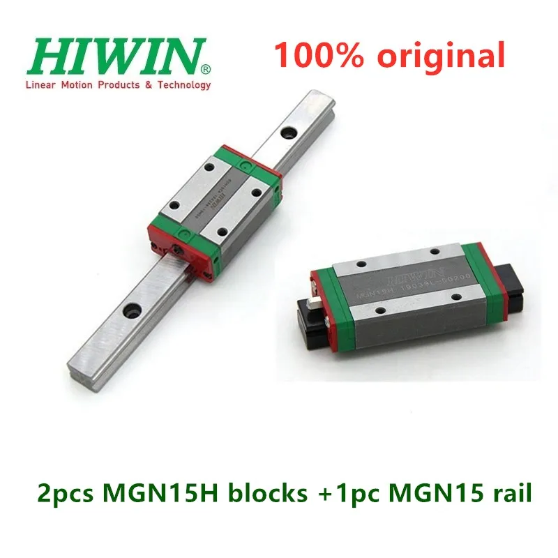 2pcs Original Hiwin MGN15H blocks + 1pc linear rail MGN15 150 200 250 300 330 350 400 450 500 550 mm MGNR15 guide cnc parts
2pcs Original Hiwin MGN15H blocks + 1pc linear rail MGN15 150 200 250 300 330 350 400 450 500 550 mm MGNR15 guide cnc parts