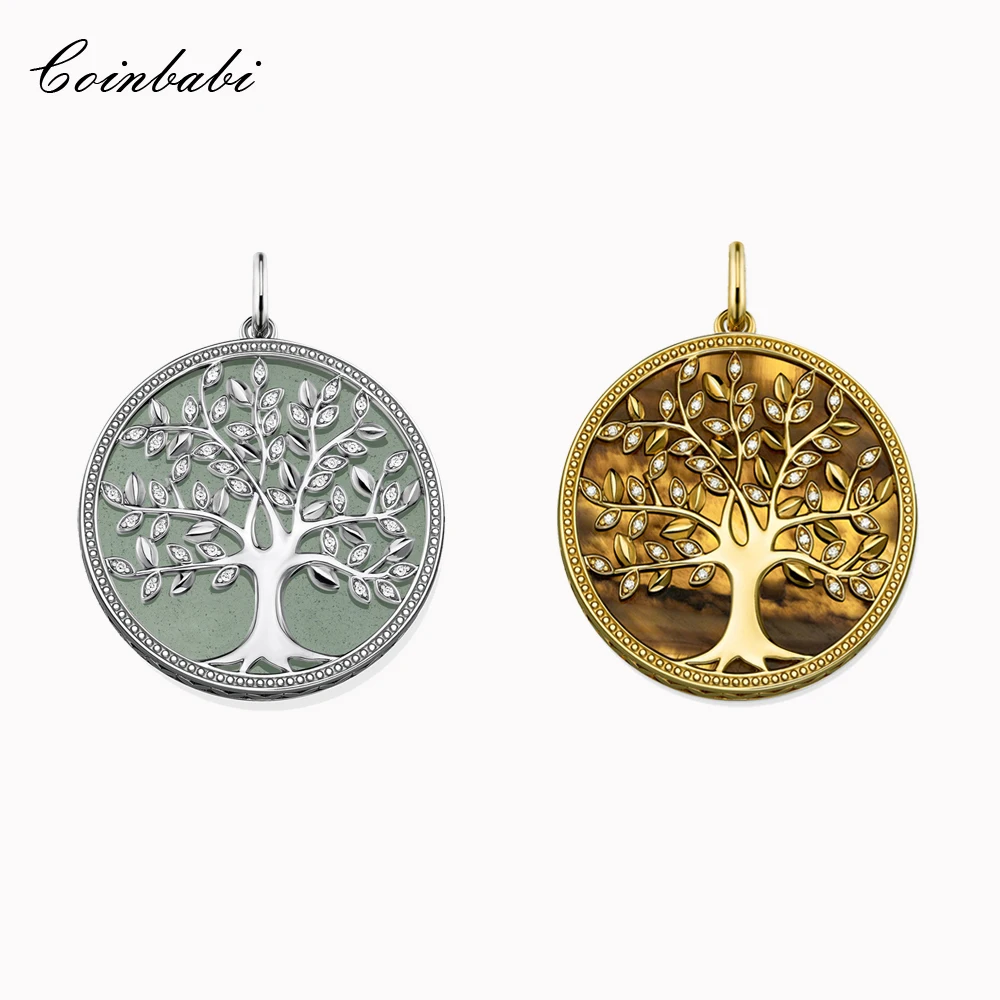 

Женское ожерелье из серебра 925 пробы с кулоном в виде дерева