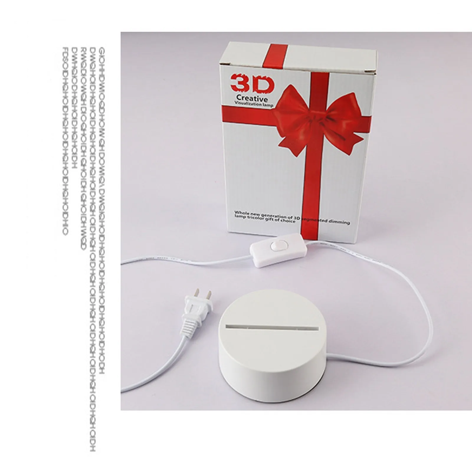 

USB Acrylic 3D Night Light Lamp Home Outdoor Landscape Decoration Gifts