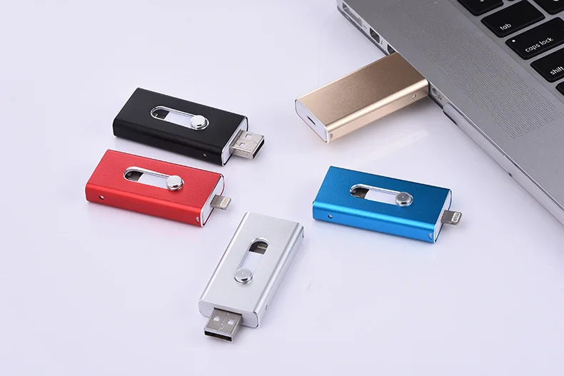 USB флешка 64 ГБ для iPhone X 8 8 Plus 7 7 Plus USB флеш-накопитель 128 Гб 64 ГБ 32 ГБ 16 ГБ металлическая Флешка флеш-накопитель USB 3,0