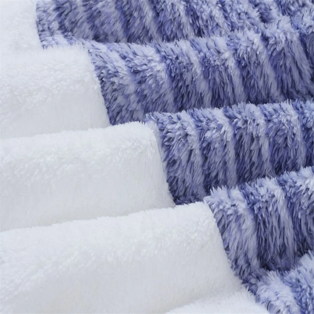 

New Ladies Thick Pullover Fashion Striped Stitching Autumn Winter Large Size 5XL Ladies Fleece Half Zipper Warm Clothing