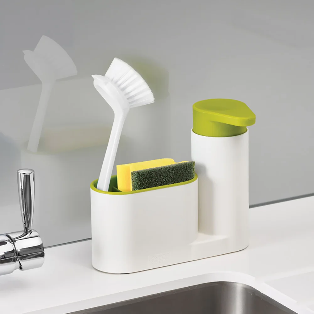 Многофункциональная Бытовая полка Два в одном для кухни и ванной диспенсер