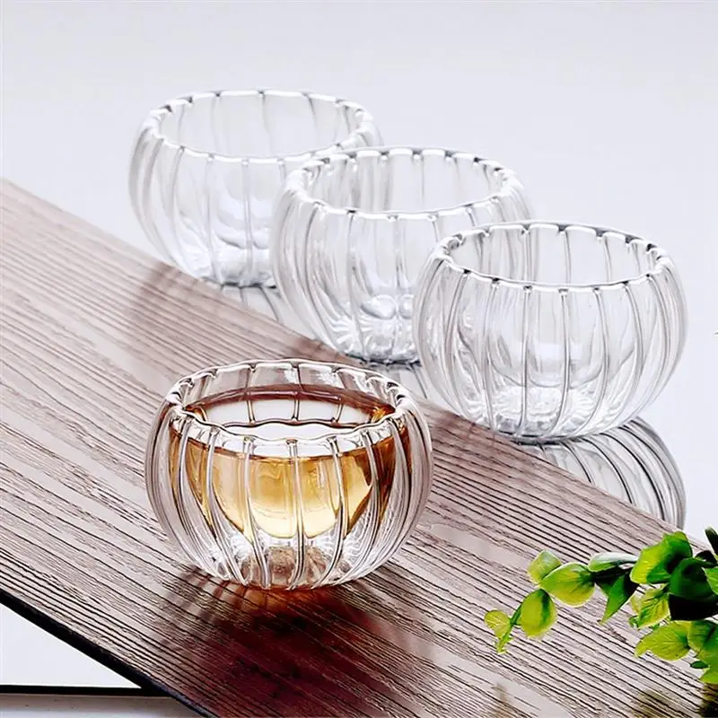 Kapmore 6pcs/set Heat-Resistant Glass Cups Creative Double Wall Insulated Tea Cup Espresso Shot Drinking Utensils | Дом и сад