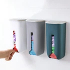 Настенный пластиковый контейнер для мусора, кухонный подвесной держатель для пакетов, для дома, кухни, ванной комнаты