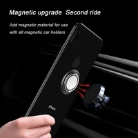 universal 360 degree ring phone holder base magnetic car metal grip phone holder for apples huawei xiaomi auto part holder mount