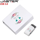 Флэш-накопитель JASTER, кожаный флэш-накопитель с пользовательским логотипом, свадебная фотография, флэш-память 8 ГБ, 16 ГБ, 32 ГБ, 64 ГБ, 128 ГБ, U-диск