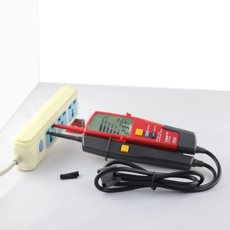 UNI-T Цифровой вольтметр UT18B UT18D AC DC Напряжение Continunity тестер 690V ЖК-дисплей Дисплей 3