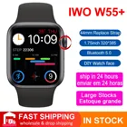 Смарт-часы IWO W55 +, версия 6, Bluetooth, 1,75 дюйма, сенсорный экран, 44 мм, для IOS, Android, PK W26 + T800