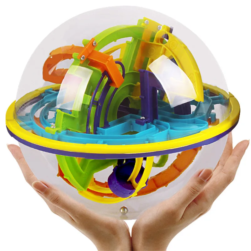 

158 Levels 3D Magic Perplexus Maze Ball Intellect Ball Rolling IQ Puzzle Cubes Game Funny Balance Educational Creator Kids Toys