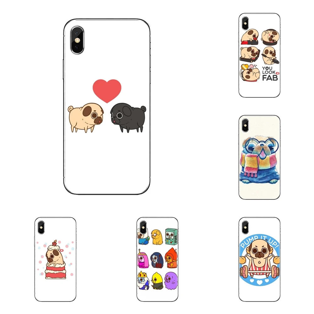 Для huawei G7 G8 P7 P8 P9 Lite Honor 4C 5X 5C 6X Коврики 7 8 9 Y3 Y5 Y6 II 2 Pro 2017 супер милый корги puglie Мопс