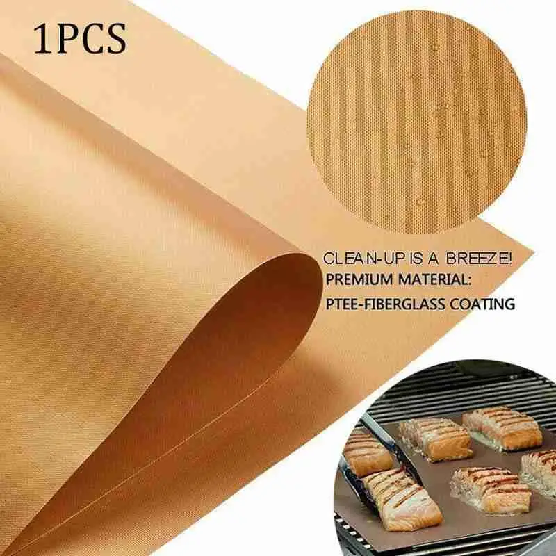 Коврик для гриля и барбекю медные антипригарные вкладыши выпечки многоразовые