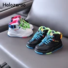 Кроссовки Детские Зимние из натуральной кожи, высокие повседневные, для мальчиков и девочек