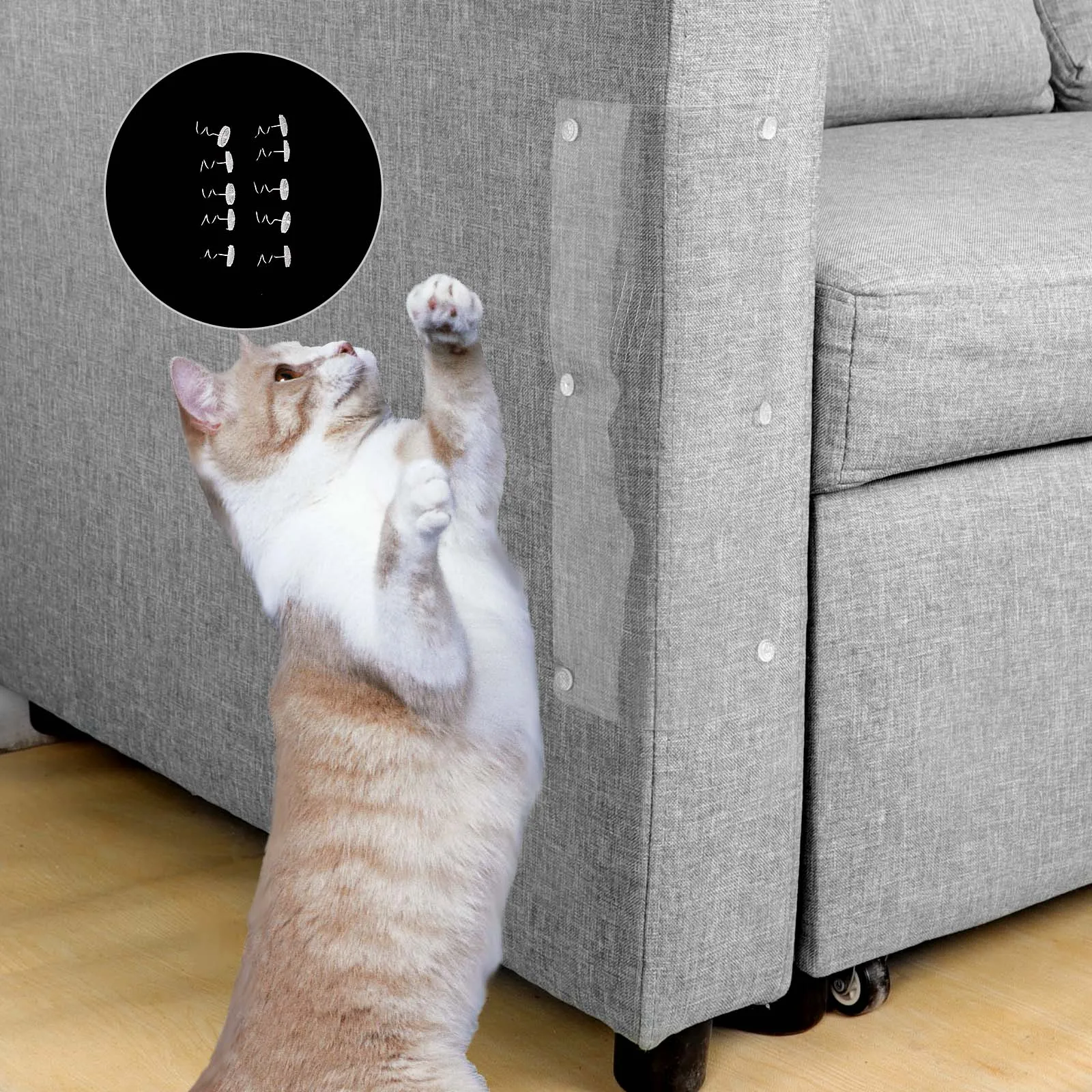 

6 шт., защитные кошачьи когтеточки для защиты от кошачьих когтей