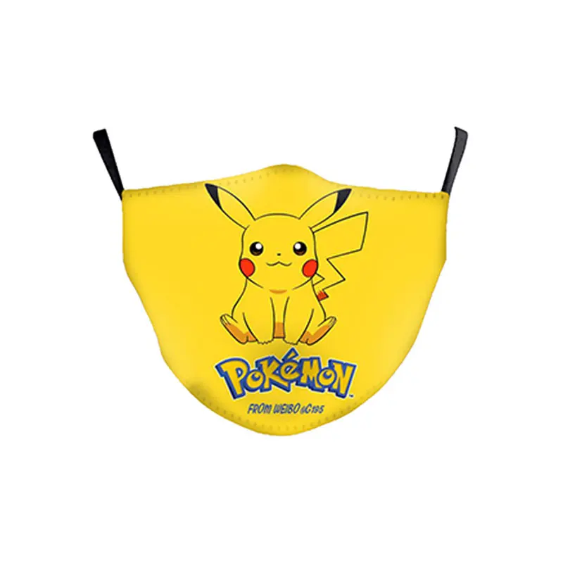 Маска детская многоразовая с мультяшным принтом активированным углем рм2.5 |