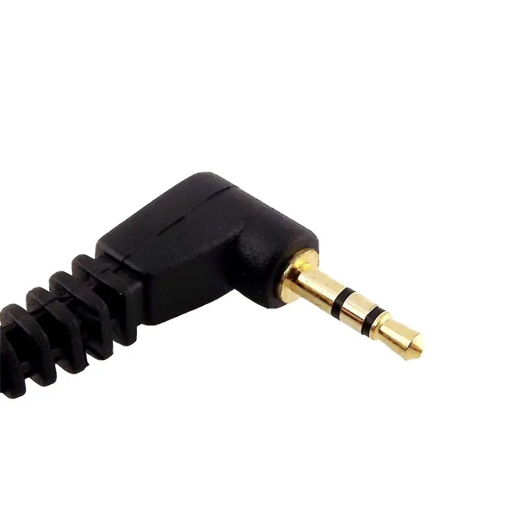 10x 60cm Gold Plated Connector 2.5mm 3 Pole Male to Plug Right Angle Stereo Headphone AUX Audio Extension Cable | Электроника